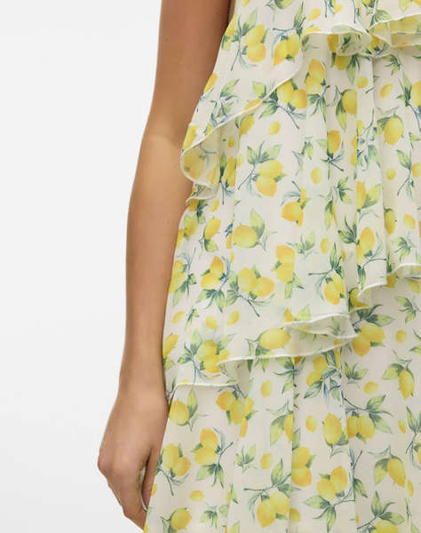 VERO MODA VMFELICIA SL RUFFLE MAXI DRESS EXP