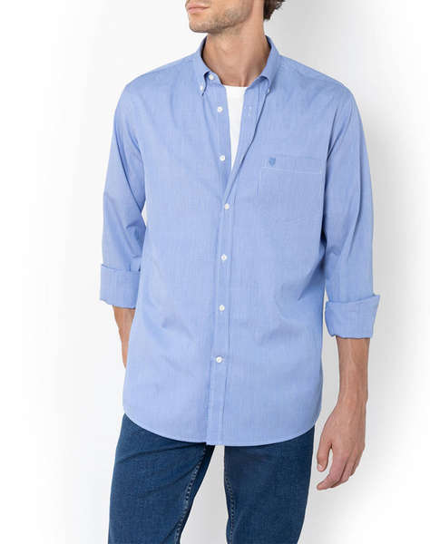 THE BOSTONIANS CAMASA CHESTER POPLIN REGULAR FIT MiniCheck POPLIN Button-down Regular Fit