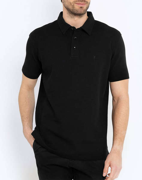 THE BOSTONIANS BLUZA POLO PIQUE WAFFLE REGULAR FIT