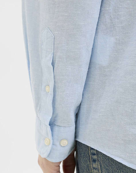 JACK&JONES JJEBREEZE LINEN BLEND BAND SHIRT LS SN
