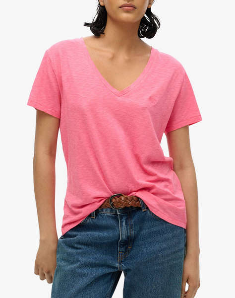 SUPERDRY D1 STUD STUDIOS SLUB EMB VEE TEE BLUZA DE DAMA