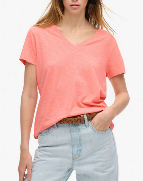 SUPERDRY D1 STUD STUDIOS SLUB EMB VEE TEE BLUZA DE DAMA