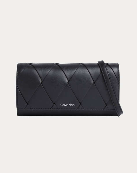 CALVIN KLEIN JEANS CK WOVEN CONVERTIBLE WALLET BAG (Dimensiuni: 10,5 x 19 x 4,8 cm.)