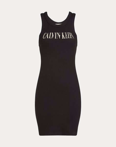 CALVIN KLEIN VARSITY CALVIN KLEIN RIB DRESS