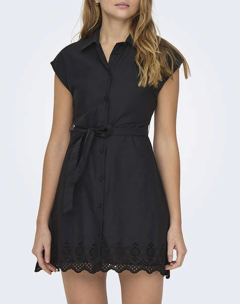 ONLY ONLLOU LIFE EMB S/S SHIRT DRESS PTM
