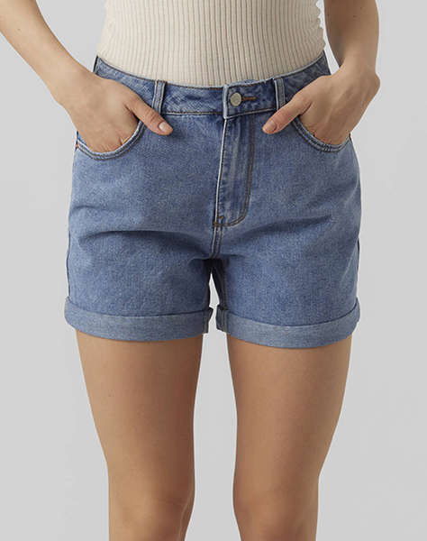 VERO MODA VMZURI HR LOOSE DENIM SHORTS MIX GA NOOS