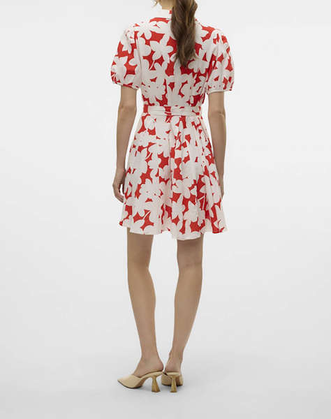 VERO MODA VMDICTHE 2/4 SHORT VOLUME DRESS WVN GA