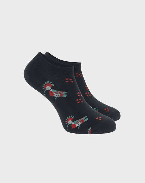 WALK SOSETE DE DAMA SCURTE DIN BUMBAC CU DESIGN