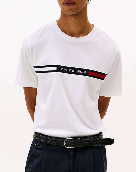 TOMMY HILFIGER HILFIGER CHEST INSERT TEE