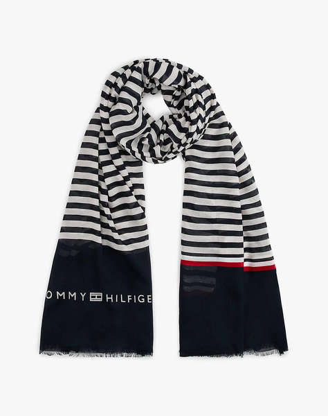 TOMMY HILFIGER ESSENTIAL FLAG SCARF