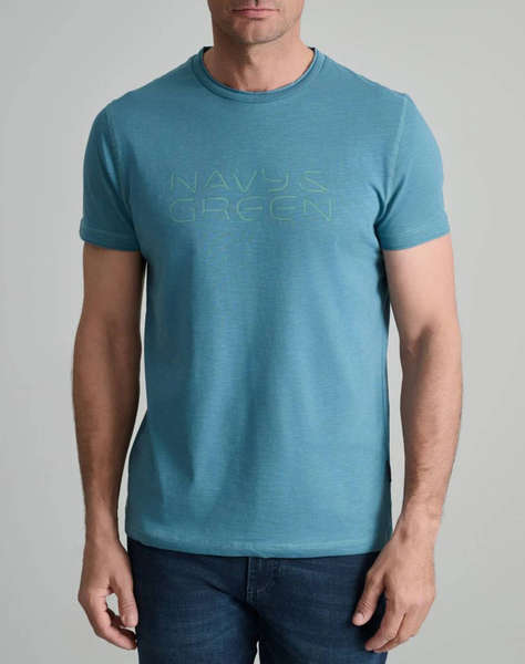 NAVY&GREEN BLUZA DECOLTEU