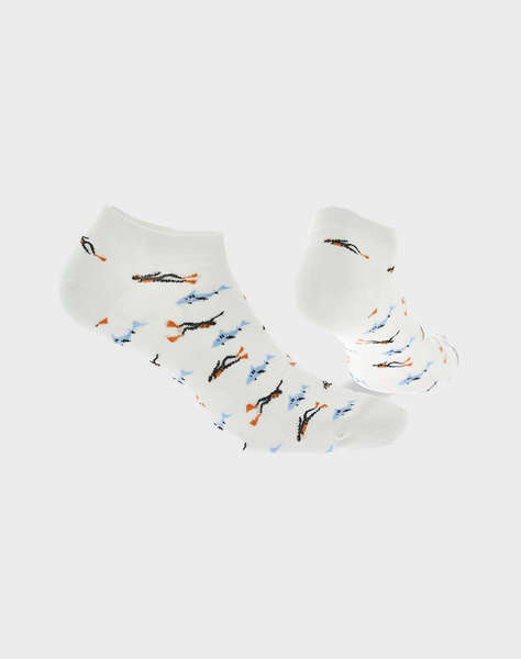 WALK SOSETE DE BARBATI BAMBOO SCURTE CU DESIGN