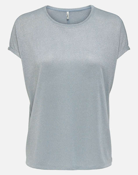 ONLY ONLAMBER LIFE S/L O-NECK SHINE TOP JRS