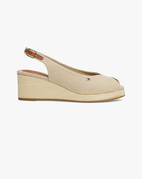 TOMMY HILFIGER FLAG MID WEDGE ESPAD SLINGBACK