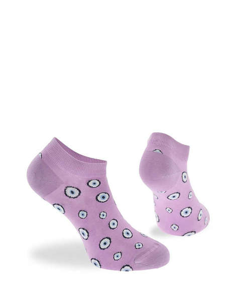 WALK SOSETE DE DAMA SCURTE DIN BAMBUS CU DESIGN