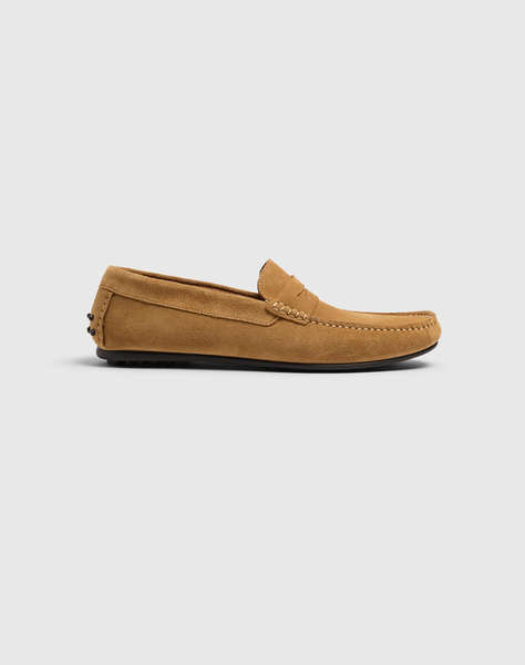 SELECTED SLHSERGIO SUEDE PENNY DRIVING SHOE