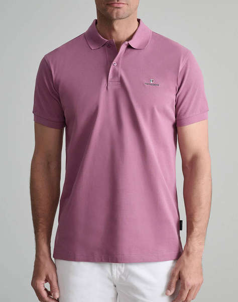 NAVY&GREEN BLUZA POLO MONOCROMA, CUSTOM FIT