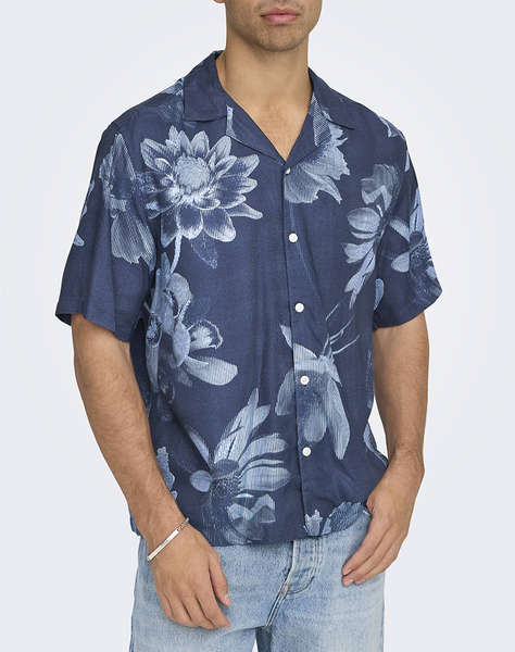 ONLY&SONS ONSROCKET REG SS RESORT AOP SHIRT