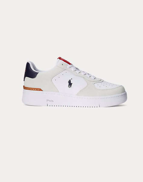 RALPH LAUREN SUEDE/LEATHER-MASTERS CRT-SK-LTL