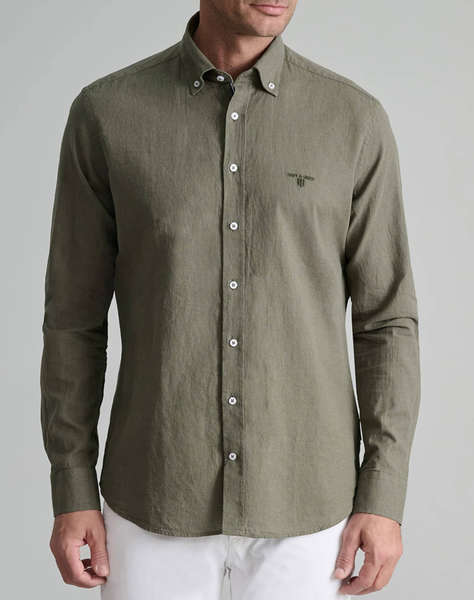 NAVY&GREEN CAMASA COMFORT FIT