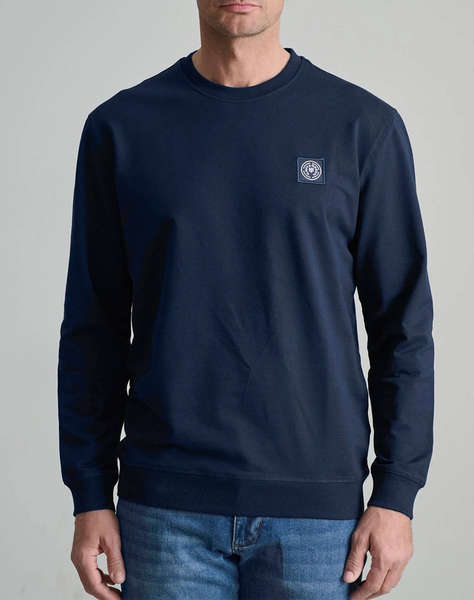 NAVY&GREEN BLUZA DE TRENING DECOLTEU