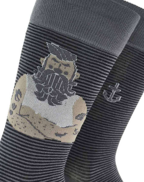 WALK SOSETE DE BARBATI BAMBOO CU DESIGN