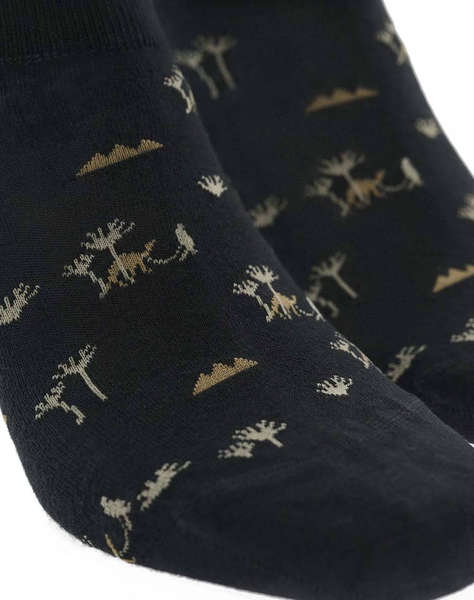 WALK SOSETE SNEAKER DE BARBATI BAMBOO CU DESIGN