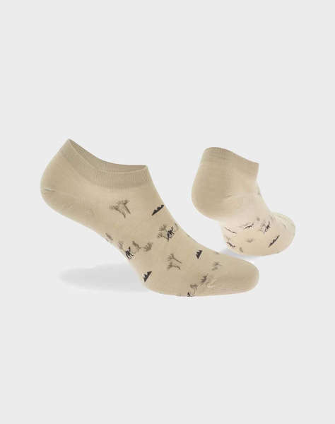 WALK SOSETE SNEAKER DE BARBATI BAMBOO CU DESIGN