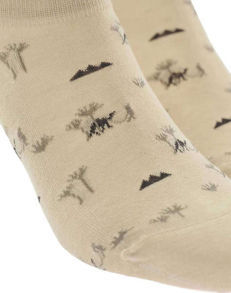 WALK SOSETE SNEAKER DE BARBATI BAMBOO CU DESIGN