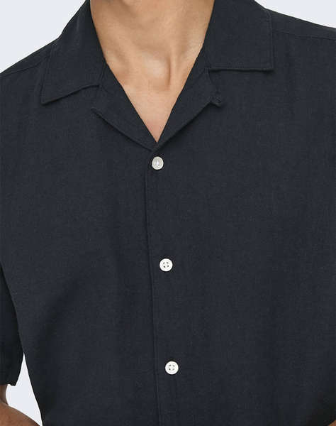 ONLY&SONS ONSCAIDEN LIFE SS SOLID RESORT LINENNOOS