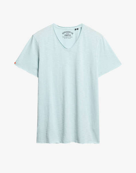 SUPERDRY D3 STUD RAW EDGE SLUB V T SHIRT BLUZA DE BARBATI