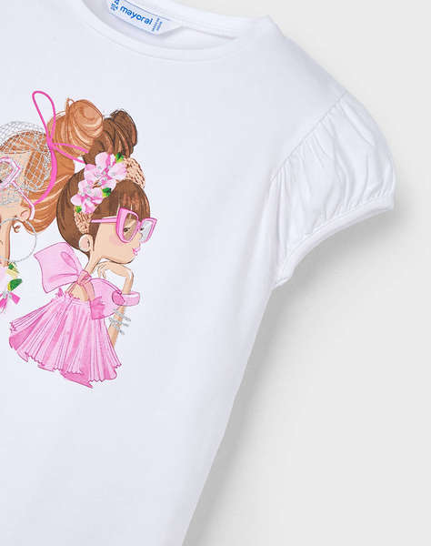 MAYORAL BLUZA CU MANECA SCURTA PAPUSI