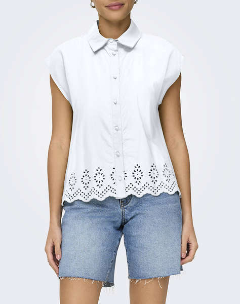 ONLY ONLLOU LIFE EMB S/S SHIRT PTM