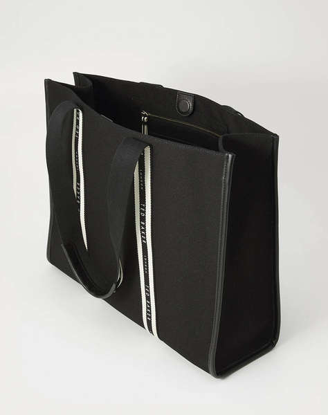 TED BAKER GEORJEY Branded Webbing Canvas Tote (Dimensiuni: 14 x 36 x 45cm.)