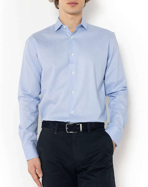 THE BOSTONIANS CAMASA ACORN CUSTOM FIT Stripe POPLIN Semi-rex Custom FIT