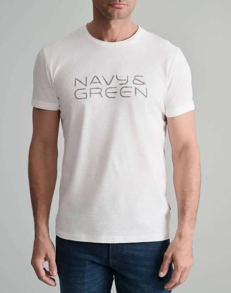 NAVY&GREEN BLUZA DECOLTEU