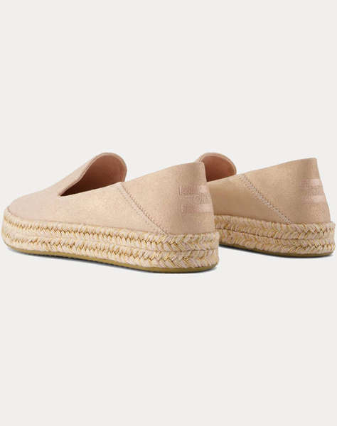 TOMS PAL RSE METL SUEDE WM CAROLN ESP