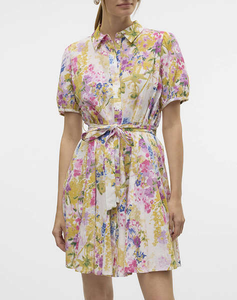 VERO MODA VMDICTHE 2/4 SHORT VOLUME DRESS WVN GA