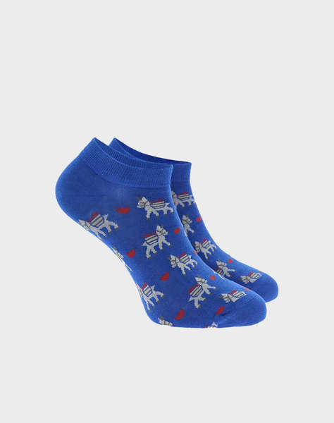 WALK SOSETE DE DAMA SCURTE DIN BUMBAC CU DESIGN