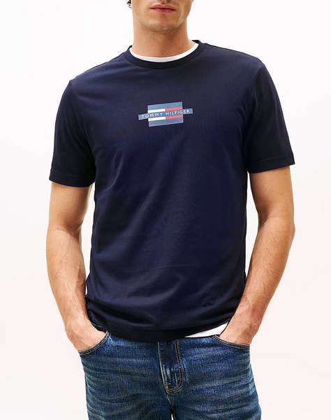 TOMMY HILFIGER FLAG BOX TEE