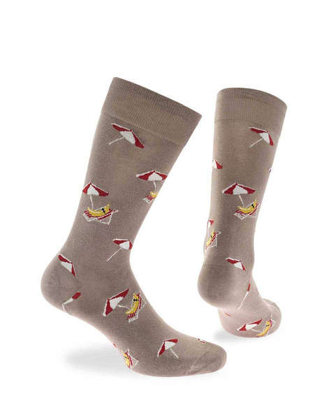 WALK SOSETE DE BARBATI BAMBOO CU DESIGN