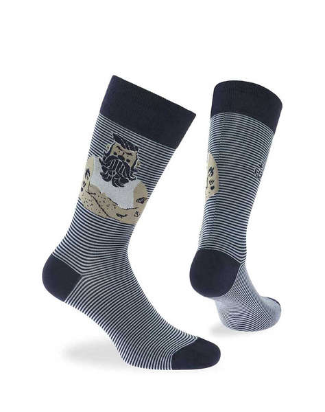 WALK SOSETE DE BARBATI BAMBOO CU DESIGN