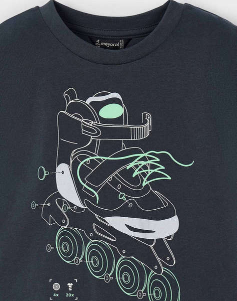 MAYORAL BLUZA MANECA SCURTA GLOW IN THE D