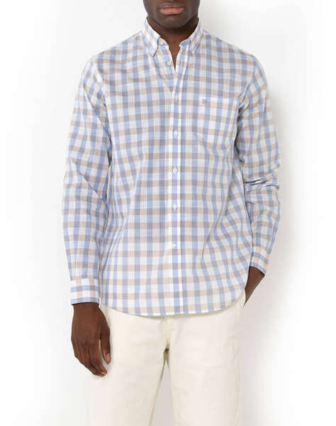 THE BOSTONIANS CAMASA MAVERICK REGULAR FIT MedCheck SLUB Button-down Regular fit