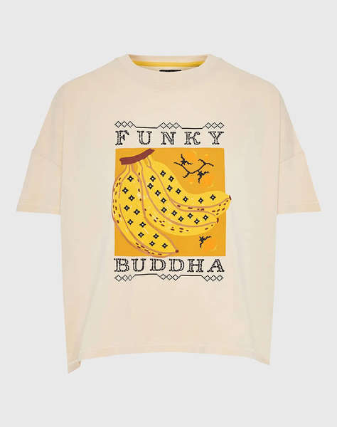 FUNKY BUDHA Bluza de dama Maneca Scurta Cu imprimeu
