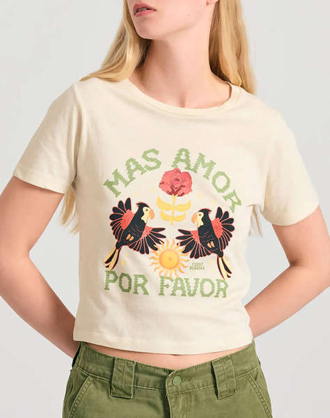 FUNKY BUDHA Bluza de dama Maneca Scurta Cu imprimeu