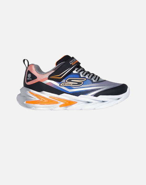 SKECHERS Lighted Gore & Strap Sneaker W/ Midsole Techpiece