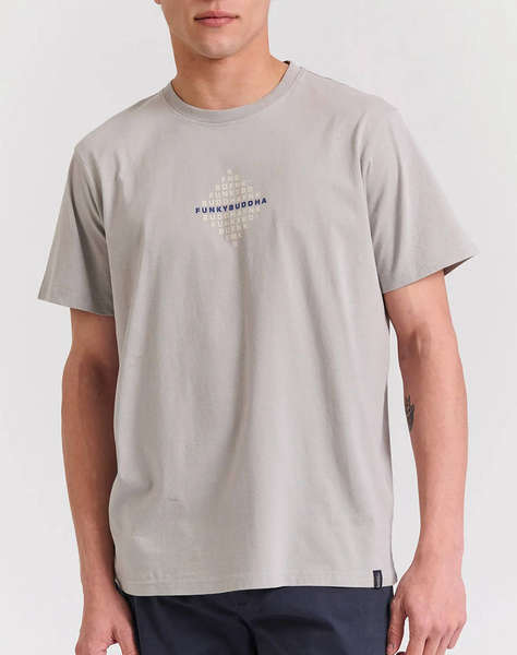 FUNKY BUDHA Bluza de barbati Maneca Scurta Cu imprimeu