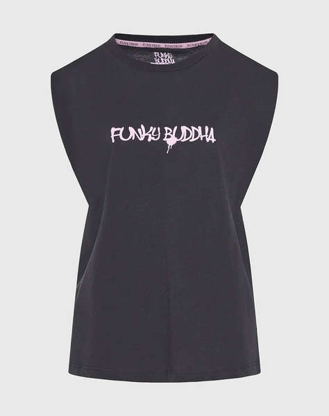 FUNKY BUDHA Bluza de dama Maneca Scurta Cu imprimeu
