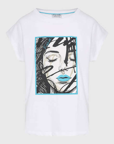 FUNKY BUDHA Bluza de dama Maneca Scurta Cu imprimeu